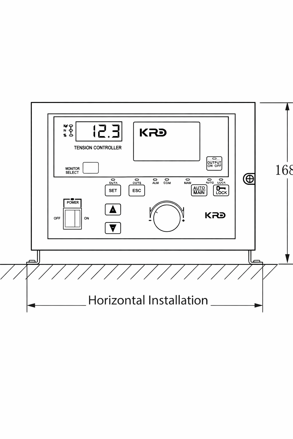 KTC838A Cutout Installation Drawing